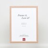 Telaio effetto legno profilo 32 marrone chiaro 45x60 cm vetro antiriflesso