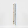 Telaio effetto legno profilo 32 blu 50x70 cm vetro antiriflesso
