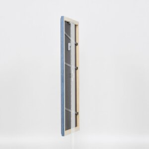 Cornice in legno effetto profilo 32 grigio-blu 14,8x21 cm vetro antiriflesso