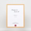 Telaio effetto legno profilo 35 rovere 18x32 cm vetro antiriflesso
