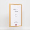 Telaio effetto legno profilo 35 rovere 18x32 cm vetro antiriflesso