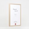Telaio in legno effetto profilo 35 marrone chiaro 25x60 cm vetro antiriflesso