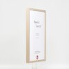 Telaio in legno effetto profilo 35 marrone chiaro 25x60 cm vetro antiriflesso