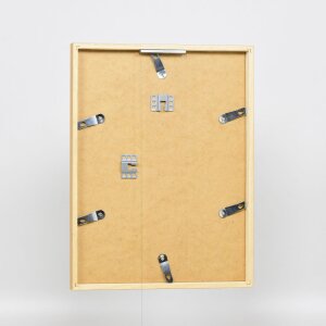 Telaio effetto legno profilo 35 rovere 28x35 cm vetro antiriflesso
