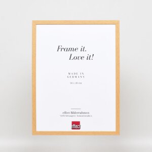 Telaio effetto legno profilo 35 rovere 28x35 cm vetro antiriflesso