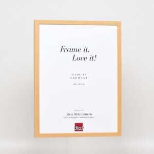 Telaio effetto legno profilo 35 rovere 30x45 cm vetro antiriflesso