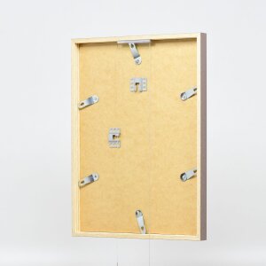Telaio in legno effetto profilo 35 marrone 50x65 cm vetro antiriflesso