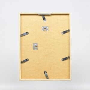 Telaio in legno effetto profilo 35 marrone 50x65 cm vetro antiriflesso