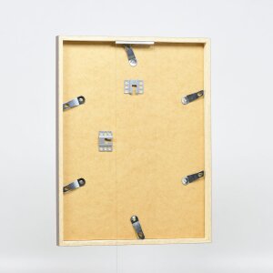 Telaio in legno effetto profilo 35 marrone 50x65 cm vetro antiriflesso