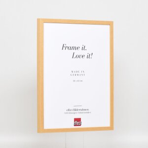 Telaio effetto legno profilo 35 rovere 10,5x14,8 cm vetro antiriflesso