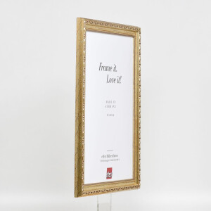 Effetto legno Cornice barocca Profilo 37 argento antico 21x28 cm Vetro antiriflesso