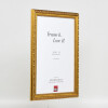 Effetto legno Telaio barocco Profilo 37 oro antico 70x70 cm vetro antiriflesso