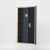 Effetto cornice in legno massiccio Profilo 39 nero 9x13 cm Vetro antiriflesso