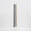 Cornice effetto legno massello Profilo 39 bianco 21x28 cm Vetro antiriflesso