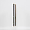 Cornice effetto legno massello Profilo 39 bianco 25x35 cm Vetro antiriflesso
