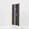 Effetto cornice in legno massiccio Profilo 39 nero 27x48 cm Vetro antiriflesso