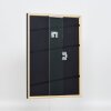 Effetto cornice in legno massiccio Profilo 39 nero 27x48 cm Vetro antiriflesso