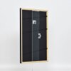 Effetto cornice in legno massiccio Profilo 39 nero 27x48 cm Vetro antiriflesso
