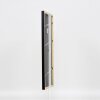 Effetto cornice in legno massiccio Profilo 39 nero 27x48 cm Vetro antiriflesso