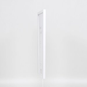 Effetto cornice in legno massiccio Profilo 39 bianco 40x60 cm Vetro antiriflesso