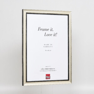 Cornice per foto in legno Effect Profil 40 Argento 20x30 cm Vetro Antiriflesso