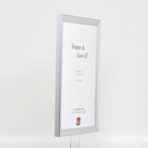 Cornice per foto in legno Effect Profilo 41 Argento 23x70 cm con vetro antiriflesso