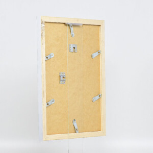 Cornice per foto in legno Effect Profilo 41 Argento 25x38 cm con vetro antiriflesso