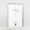 Cornice per foto in legno Effect Profil 41 Argento 50x100 cm con vetro antiriflesso