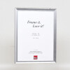 Cornice per foto in legno Effect Profilo 41 Argento 60x60 cm vetro antiriflesso