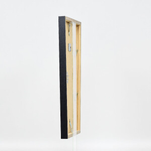 Cornice per foto in legno profilo 42 vetro antiriflesso antracite 13x13 cm Effect