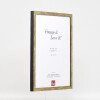 Cornice per foto in legno Effect Profilo 42 Antikgold 15x20 cm