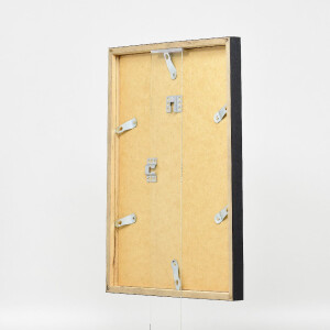 Cornice per foto Effect in legno con profilo 42, vetro antiriflesso antracite, 29,7x42 cm