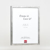 Cornice per foto in legno Effect Profilo 42 con vetro antiriflesso argento 59,4x84,1 cm