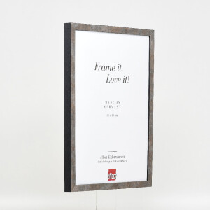 Cornice per foto Effect Profilo 42 in legno massello vetro antiriflesso antracite 59,4x84,1 cm