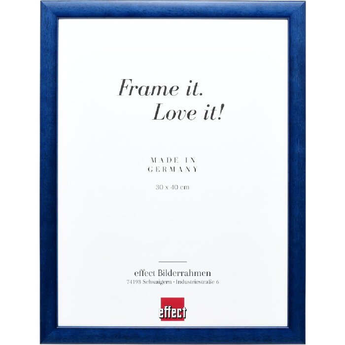 Cornice per foto in legno Effect Profilo 43 royalblau 10x15 cm