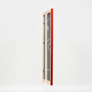 Cornice per foto in legno Effect Profilo 43 Rosso Lucido 13x18 cm