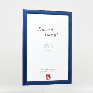 Cornice per foto in legno Effect Profil 43 royalblau 20x25 cm con vetro antiriflesso