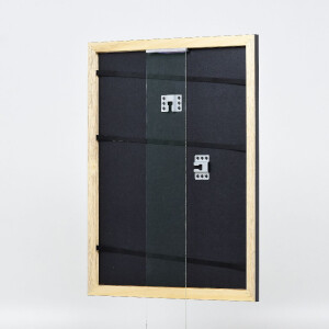 Cornice per foto in legno Effect Profilo 43 Nero Lucido 23x70 cm con vetro antiriflesso