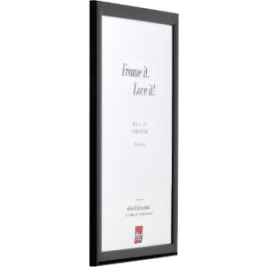 Cornice per foto in legno Effect Profilo 43 Nero Lucido 23x70 cm con vetro antiriflesso