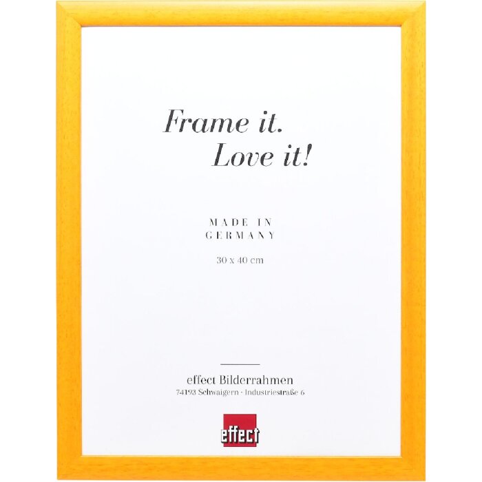 Cornice per foto in legno effect Profil 43 colore miele 24x30 cm