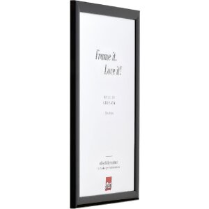 Cornice per foto in legno Effect Profil 43 Nero Lucido 24x30 cm