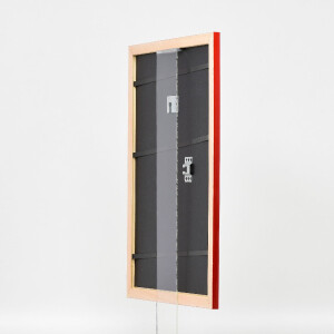 Cornice per foto in legno Effect Profilo 43 Rosso Lucido 29,7x42 cm