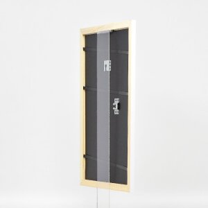 Cornice per foto in legno effect Profil 43 bianco lucido 42x59,4 cm