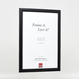Cornice per foto in legno Effect Profilo 43 Nero 45x60 cm Vetro antiriflesso