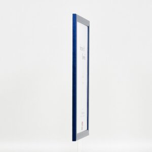 Cornice per foto in legno Effect Profil 43 royalblau 45x80 cm con vetro antiriflesso