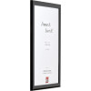 Cornice per foto in legno Effect Profilo 43 Nero lucido 50x60 cm