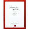 Cornice per foto in legno Effect profilo 43 rosso lucido 50x60 cm