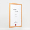 Cornice per foto in legno Effect Profilo 43 natur 60x60 cm con vetro antiriflesso