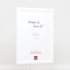 Cornice per foto in legno effect Profil 43 bianco lucido 59,4x84,1 cm