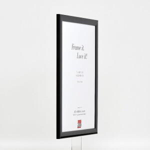Cornice per foto in legno Effect Profil 43 Nero lucido 10,5x14,8 cm